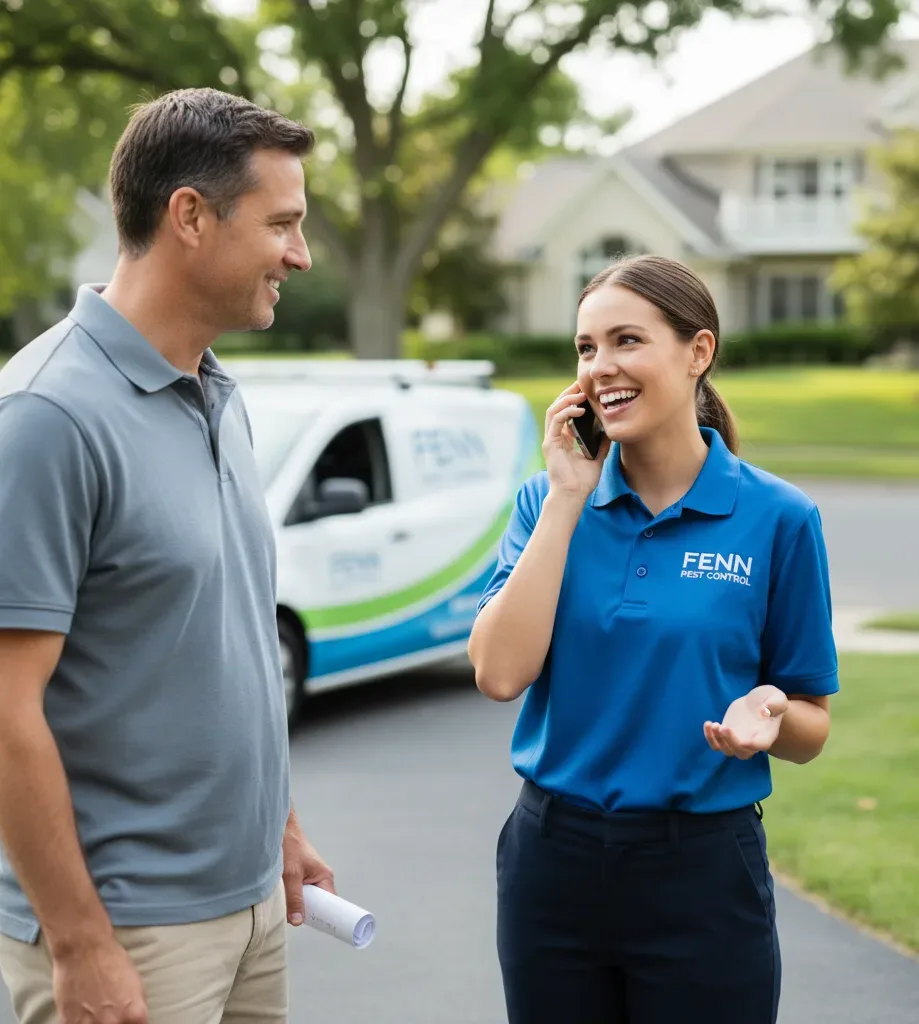 Fenn Pest Control customer support in Sabina